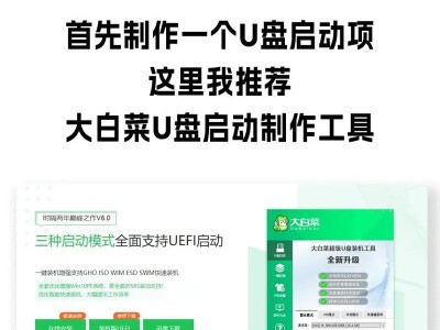 使用U盘安装大白菜系统教程（详细步骤图文指导，让您轻松体验大白菜系统）