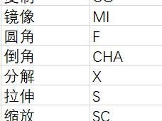 CAD快捷键命令大全（提高CAD效率的关键技巧）