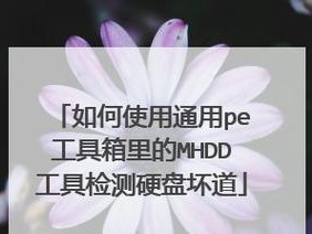 MHDD硬盘检测教程（一步步教你使用MHDD工具来检测和解决硬盘故障）